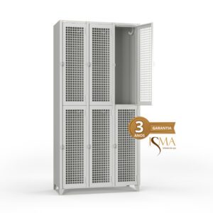 Roupeiro – 6 Portas Com Tela ST GR-206C QD