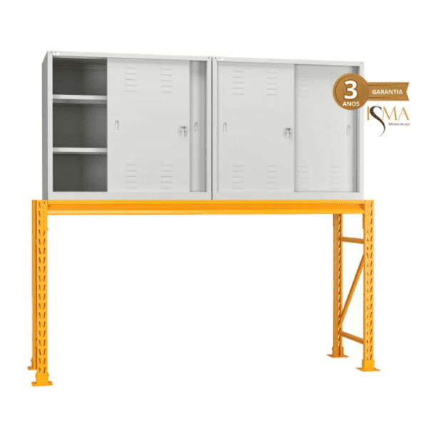 Armário de Garagem com Base Elevada