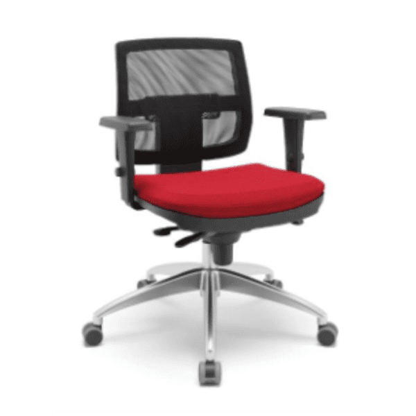 Brizza presidente ergonômica sem encosto de cabeça NR-17