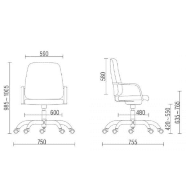 Cadeira Maxxer - Projetada para suportar até 150kg - Imagem 2