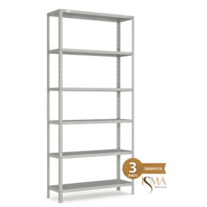 Estante industrial coluna L3 com 6 prateleiras